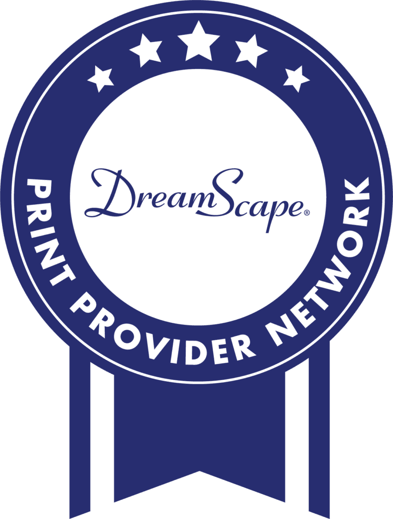 Logo of DreamScape Print Provider Network Badge for Albert Basse Associates in Stoughton, MA