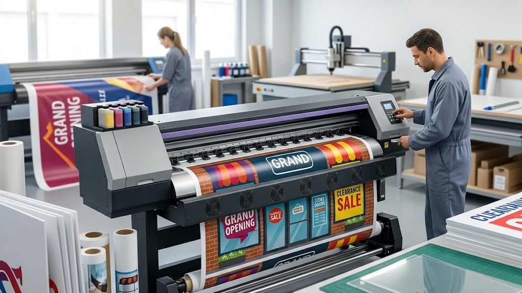 How Much Does Custom Retail Signage Printing Cost for a Brick-and-Mortar Store